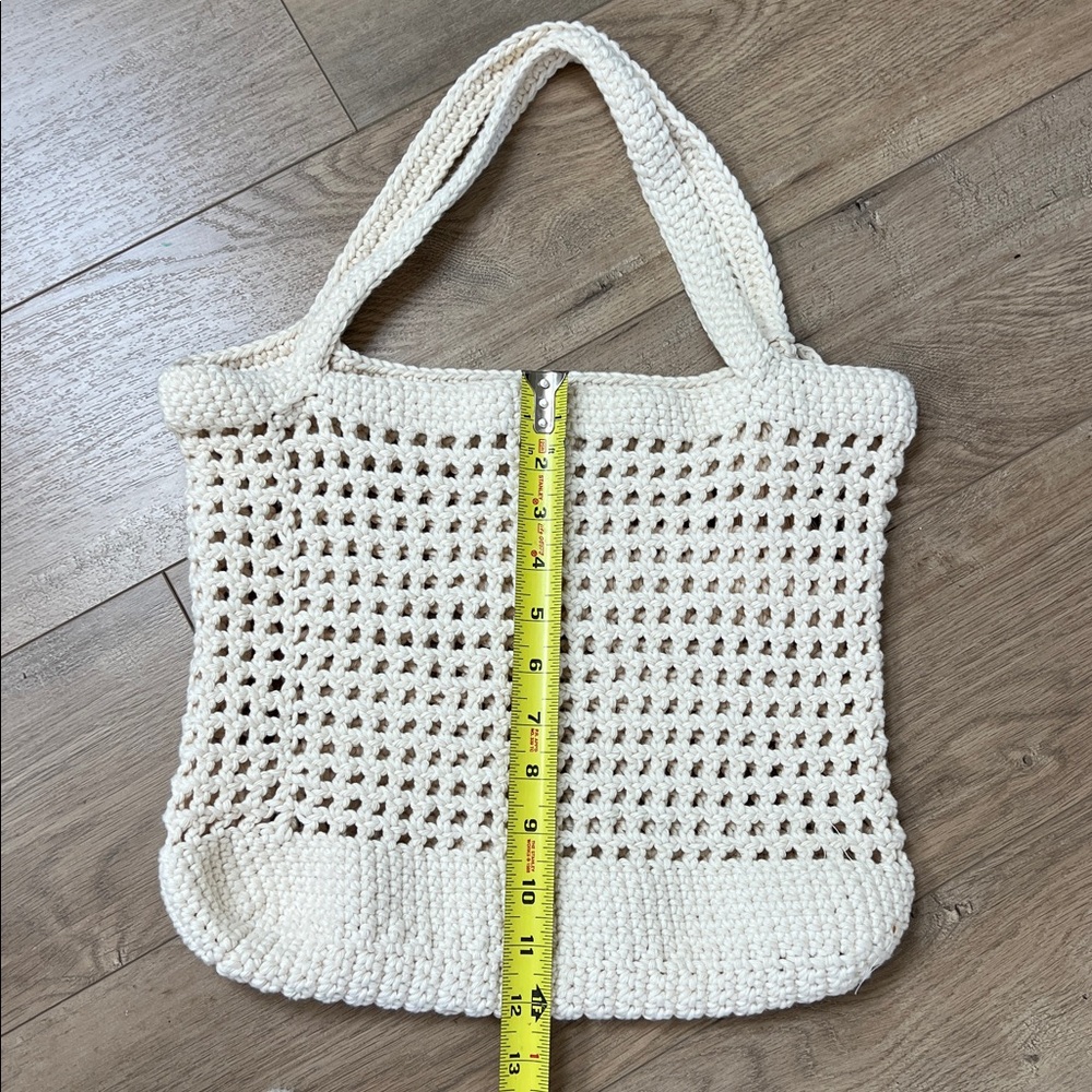 Handmade Crochet Cotton Tote - Picture 5 of 5